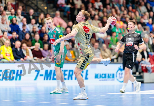 GER, GWD Minden vs. TSV Hannover-Burgdorf, Handball, 1. Bundesliga, 9. Spieltag, Spielzeit 2025/2026, 19.10.2025