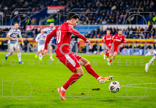 GER, MSV Duisburg vs. SC Verl, Fussball, 3. Liga, 23. Spieltag, Spielzeit 2025/2026, 08.02.2026